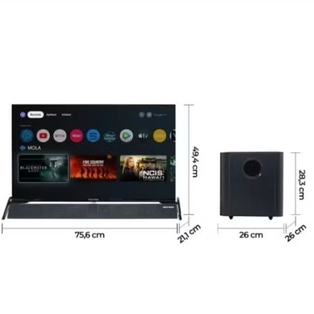 TV POLYTRON PLD-32BG5058 + SoundBar 32inc