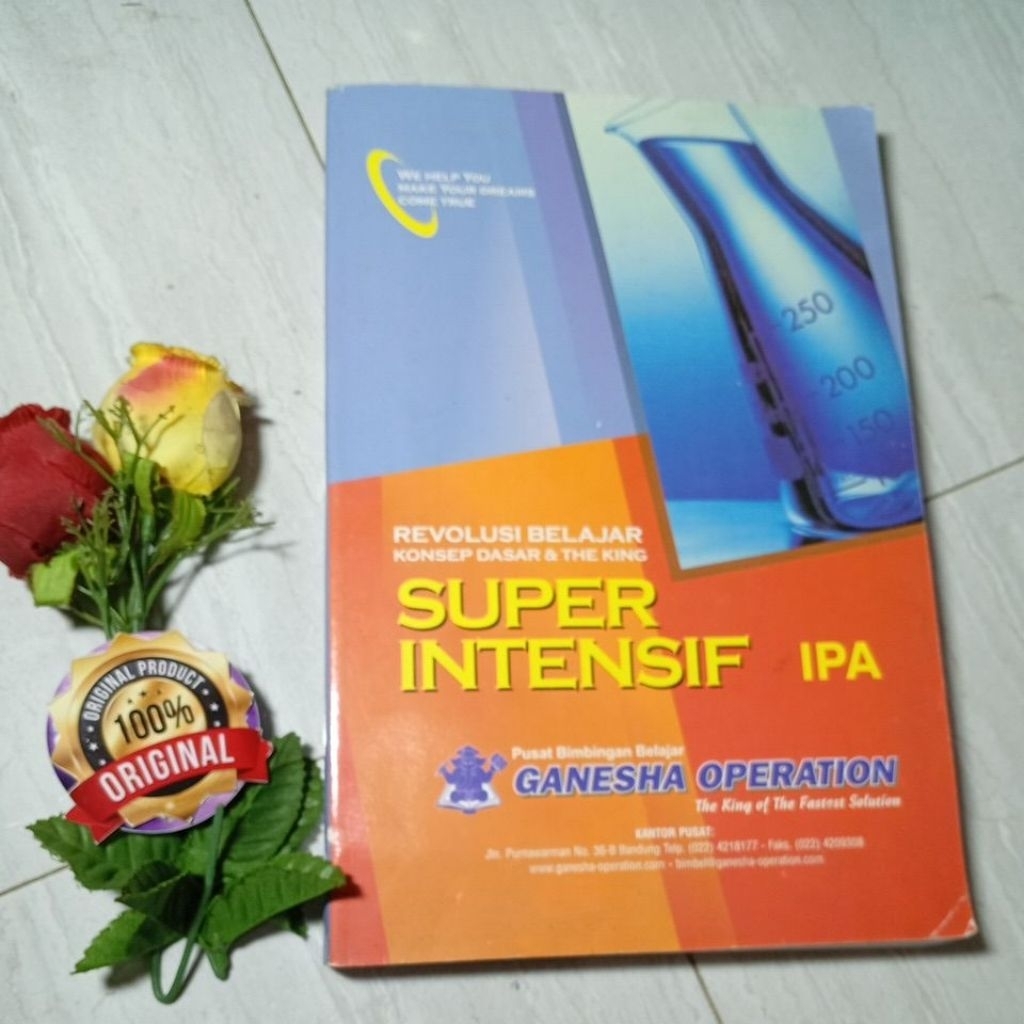 Revolusi Belajar Super Intensif IPA Ganesha operation
