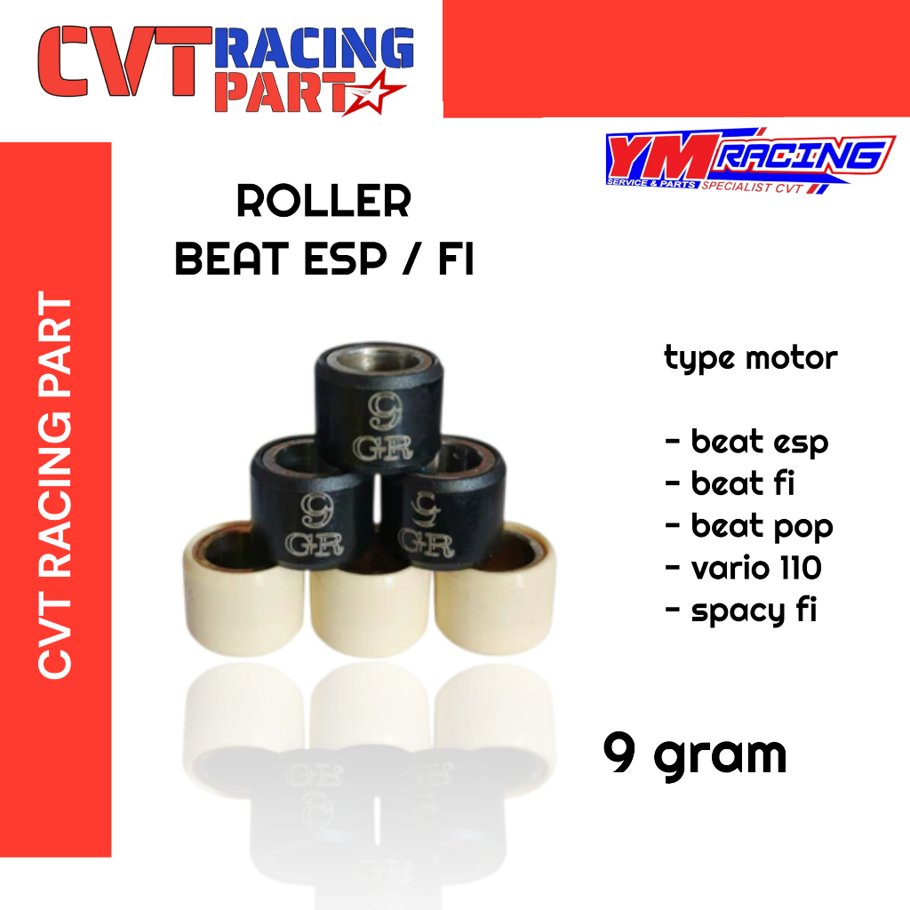ROLLER/LOLER BEAT FI 9 GRAM 1 SET ISI 6 BUTIR / ROLLER 9 GRAM BEAT ESP | ROLLER 9 G SCOOPY FI/ESP ( 