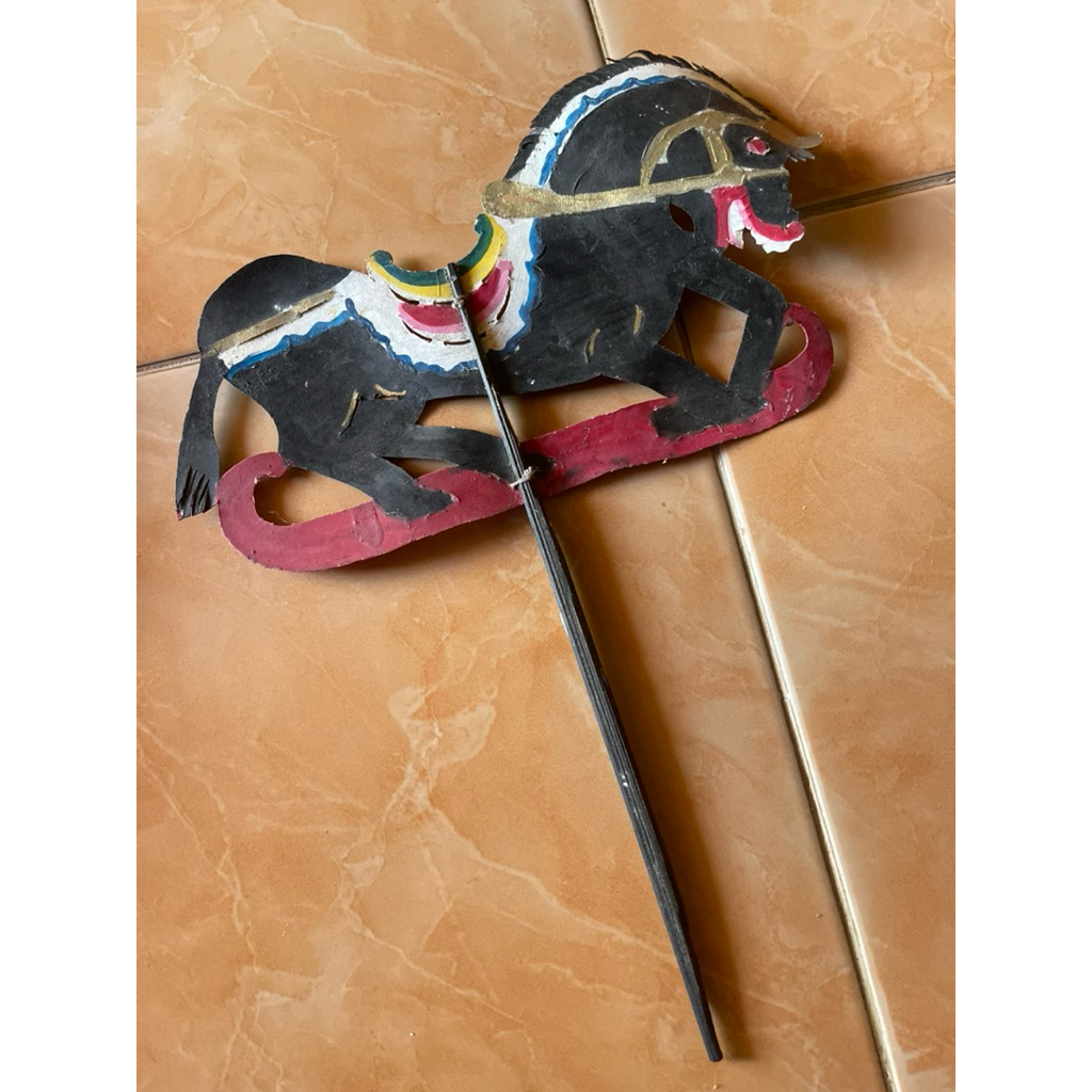 Wayang Kuda Kulit Asli 30cm