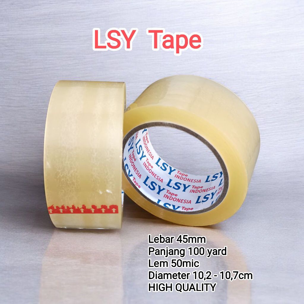 Lakban OPP Tape/Lakban Bening Tape 100 Yard (SATUAN)