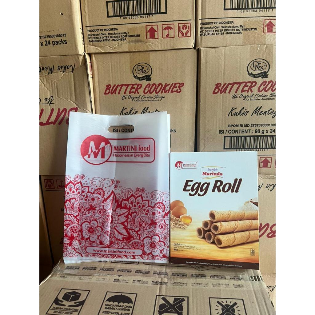 Marindo Egg Roll 90 gram 1 dus isi 24 box