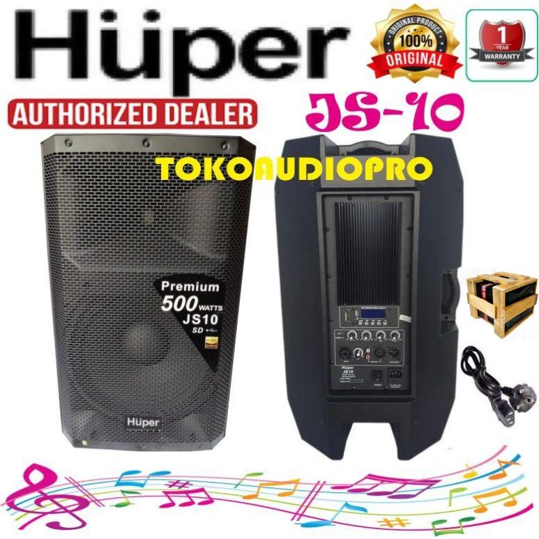 Huper JS10  15 Inch Speaker Aktif Original Huper JS-10