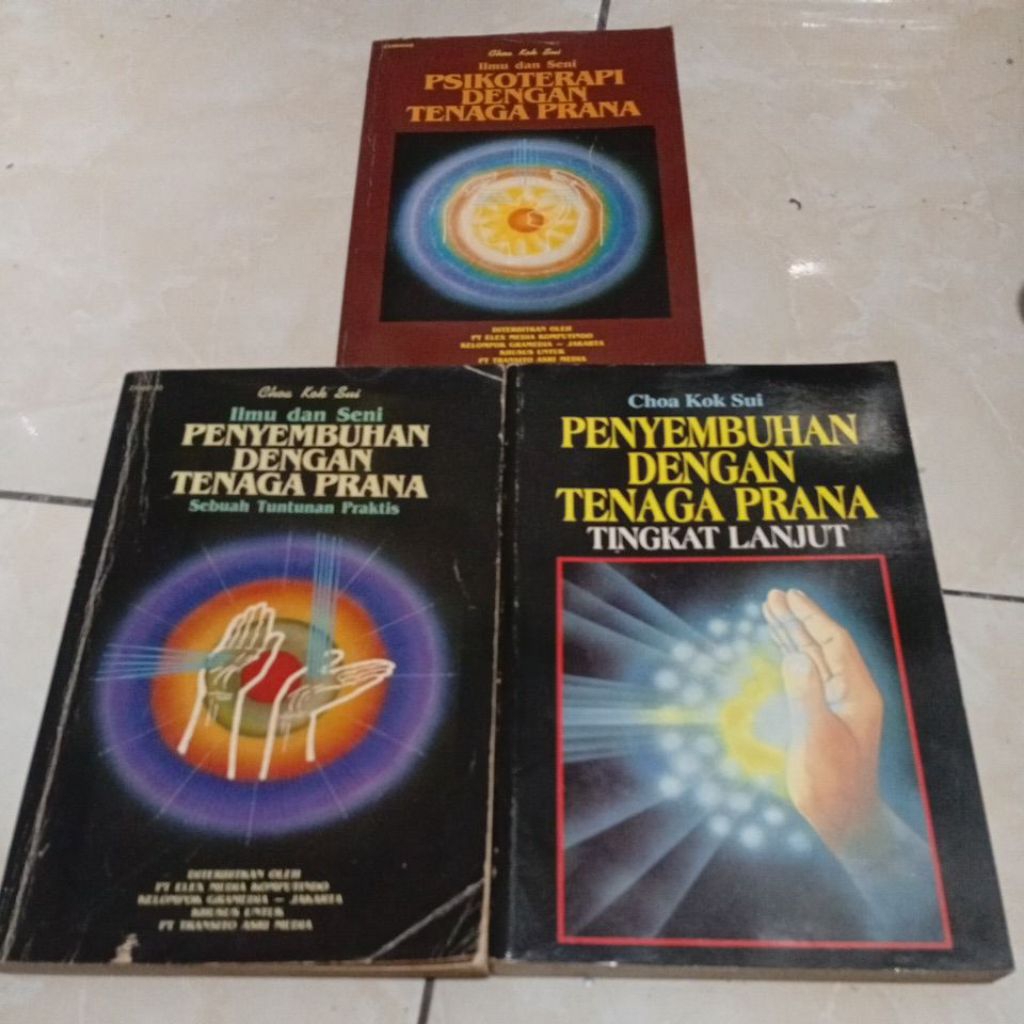 buku original psikoterapi / penyembuhan dengan tenaga prana lanjut