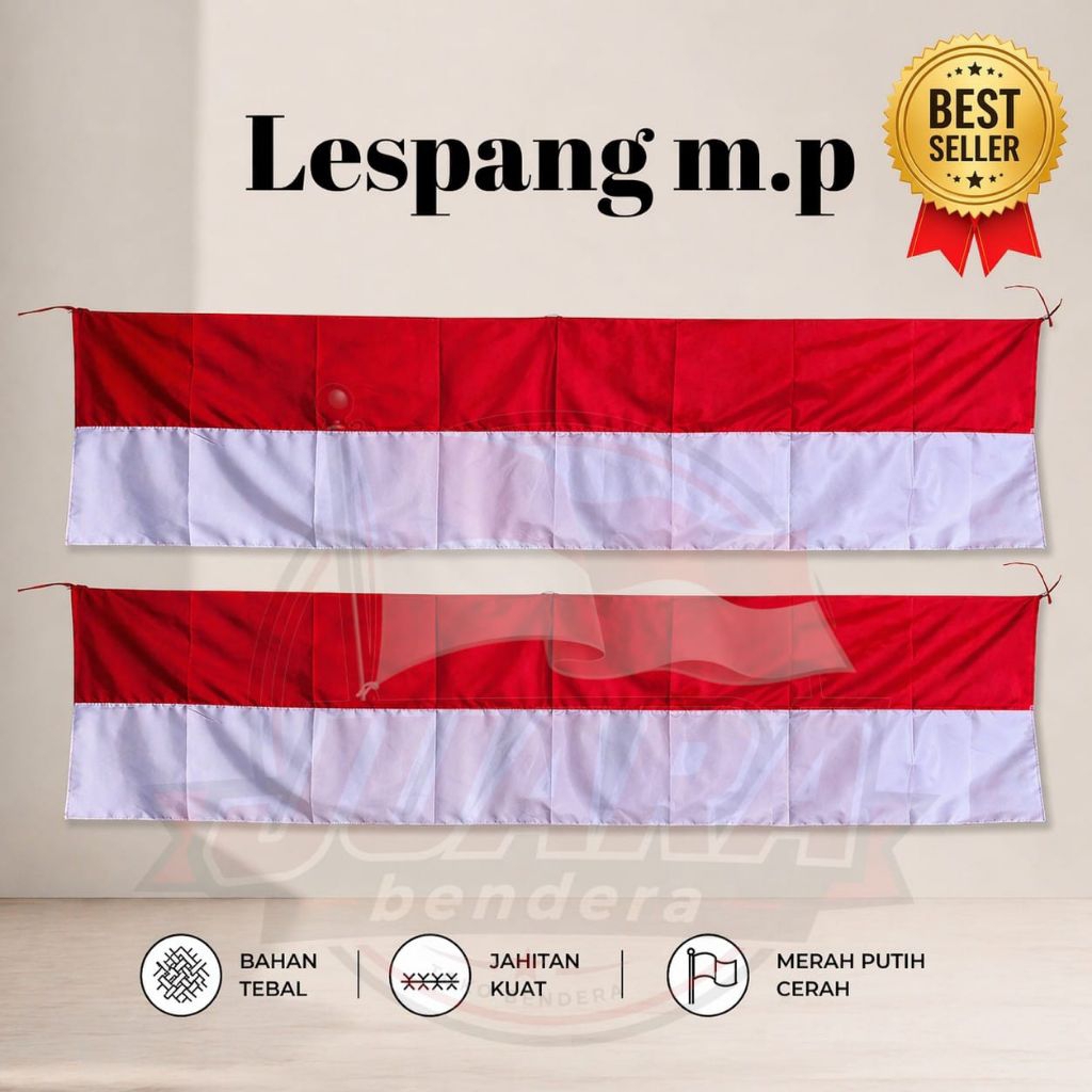 Bendera Lespang Merah Putih// Bendera Gapura
