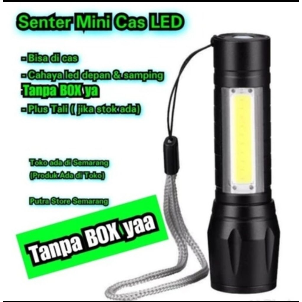 Senter Swatt Mini Recharge bisa di Cas Ulang  LED Senter Mini Senter LED Senter cas Senter Rechargea