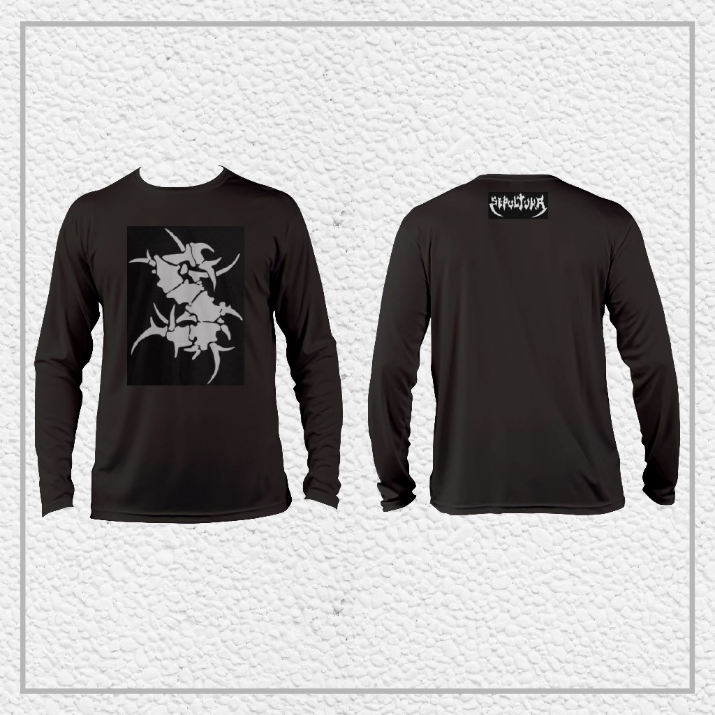 Kaos Baju Band Sepultura Lengan Panjang || Kaos Musik Distro