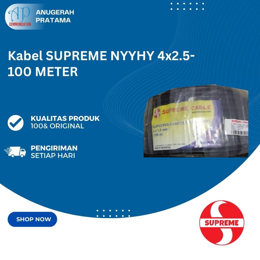 KABEL SUPREME NYYHY 4x2.5 - 100 METER