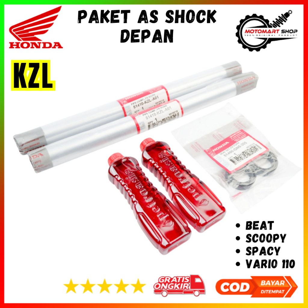 As Shock Depan Beat Ori / Paket As Shock Depan Honda Beat FI / Shock Depan Beat FI - Vario 125 - KZL