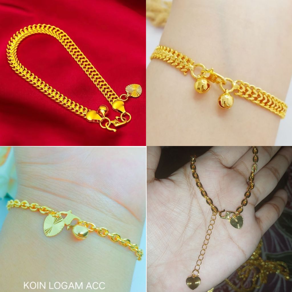 Perhiasan Gelang Anti Gatal Iritasi . Karna Terbuat Dari Uang Koin Logam Asli 500rupiah Tahun 1991-1