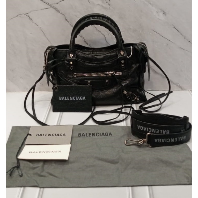 Bal3n Classic Mini City logo strap Arena SHW (Preloved Good Condition 2019 #w)