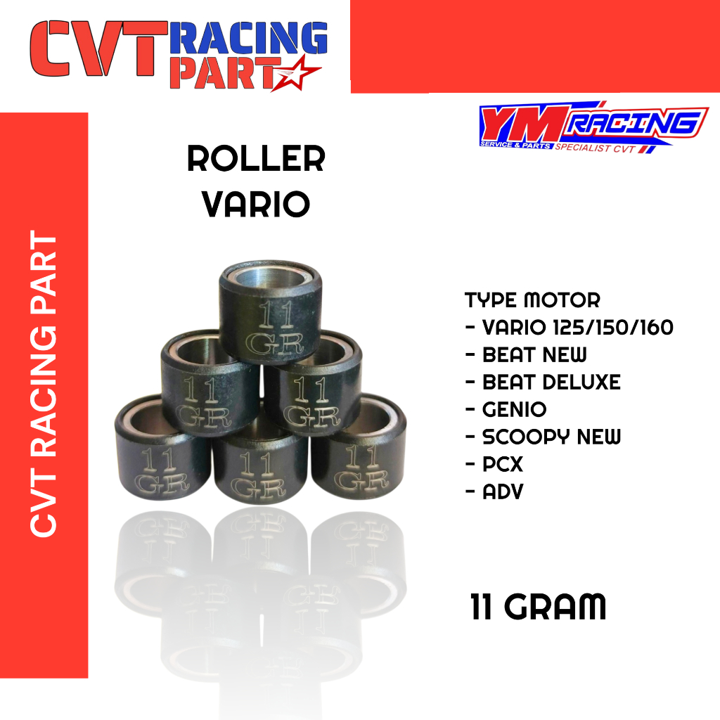 ROLLER/LOLER 11 GRAM VARIO 125 KZR RACING | ROLLER VARIO 150 11 GRAM / ROLLER VARIO 160 11 G ( ROLLE