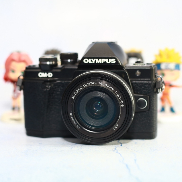 OLYMPUS E M10 Mark II Lensa 14-42mm Kamera Mirrorless