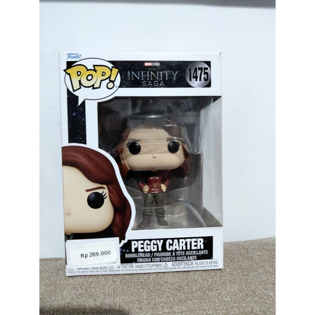 Funko pop figure peggy carter marvel avengers captain america