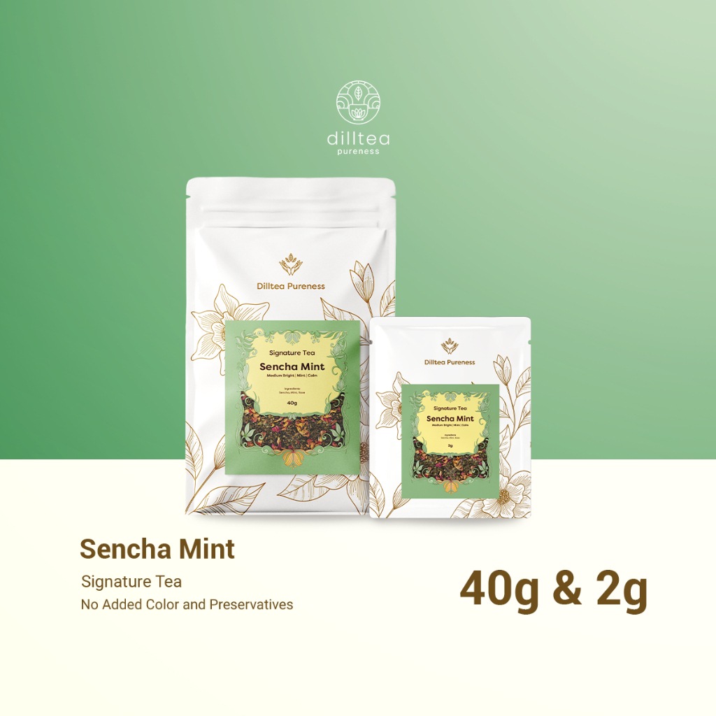 DILLTEA Signature Tea - Sencha Mint Tea