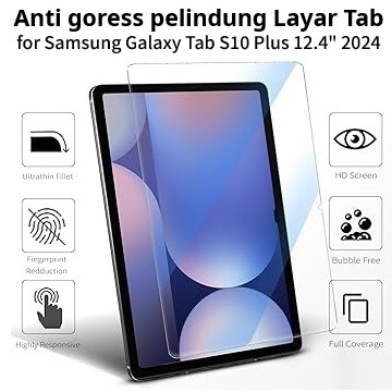 Antigores Samsung Tab S10 Plus 12.4"inch 2024  anti gores samsung tab s10 plus / tempered glass sams