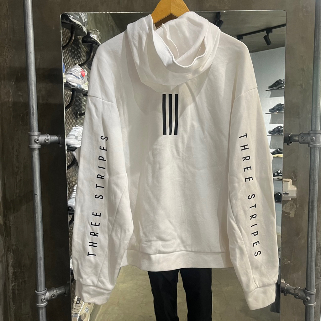 hoodie tapped putih hoodie