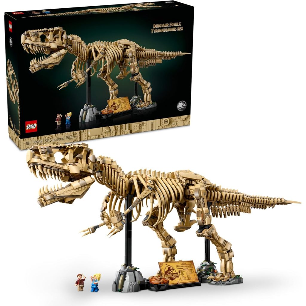 LEGO Jurassic World Dinosaur Fossils: Tyrannosaurus Rex - Building Set for Adults