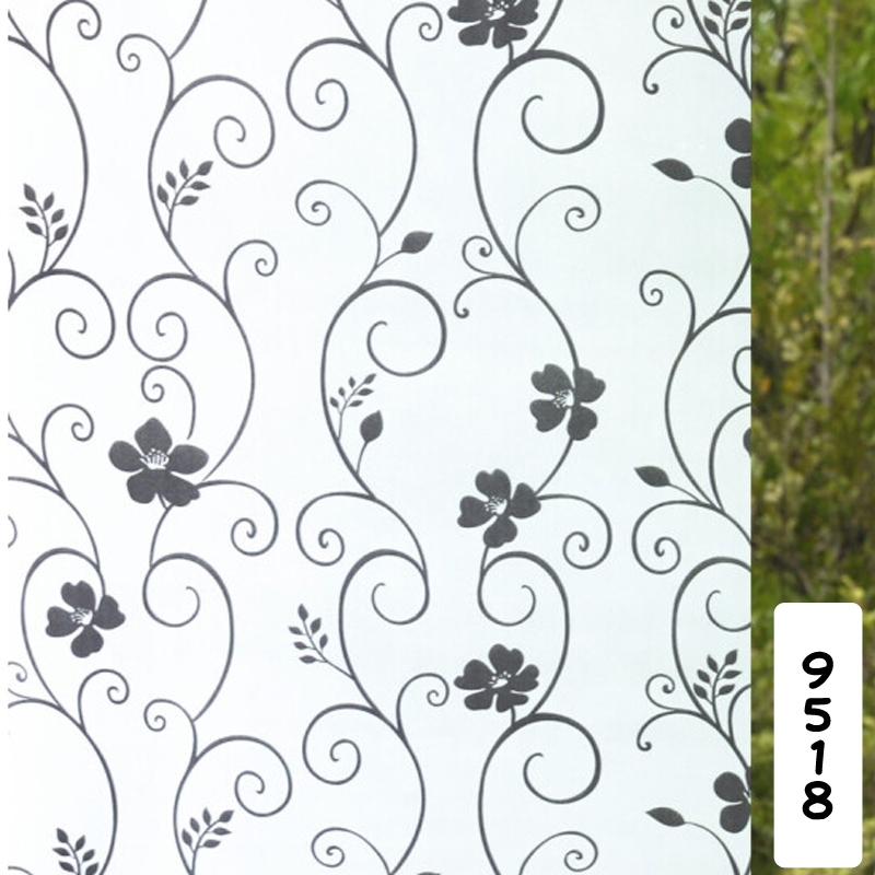 Stiker Kaca & Stiker Dapur Jendela Stiker Kaca Motif Bunga Stiker Film Jendela Rumah Berbagai Motif 