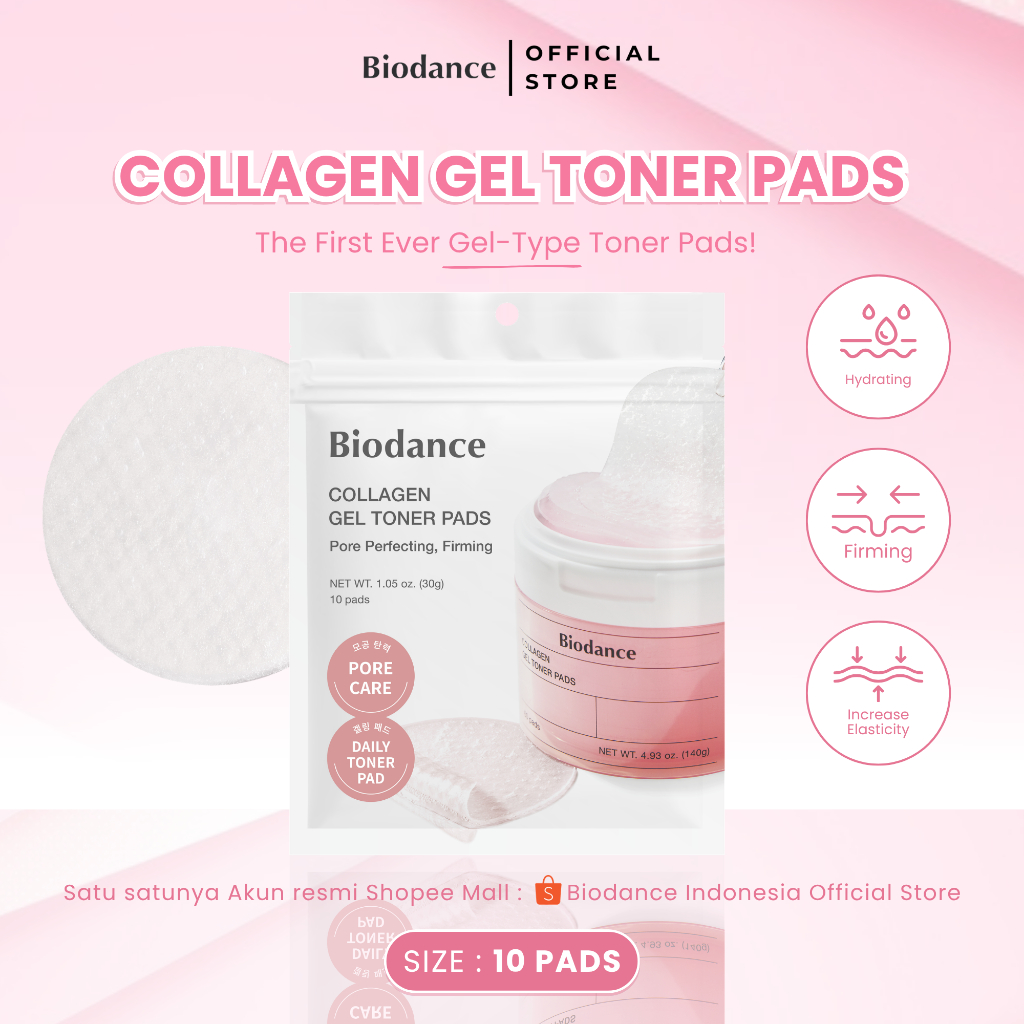 BIODANCE - Collagen Gel Toner Pads [ 10 Pads ]