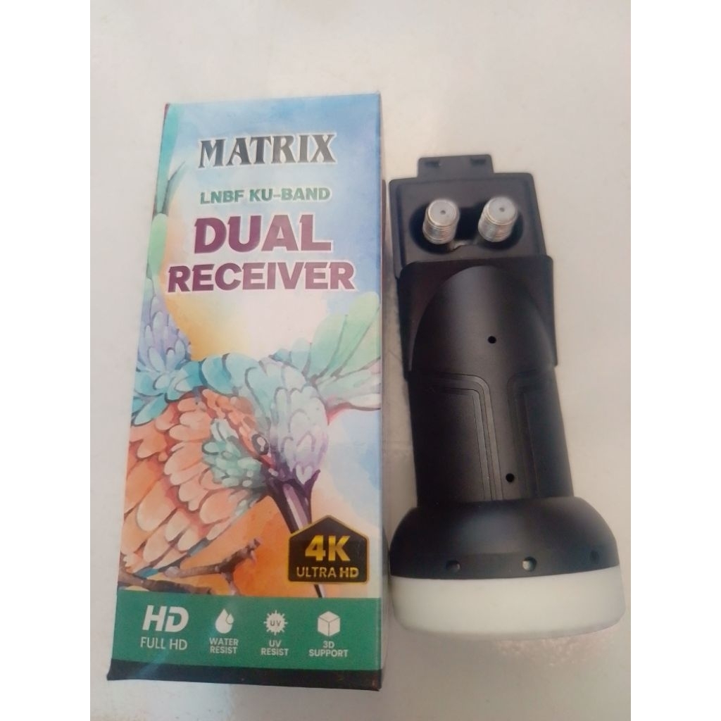LNB KU-BAND KU BAND TWIN DUAL RECEIVER PAYUNG PLAT