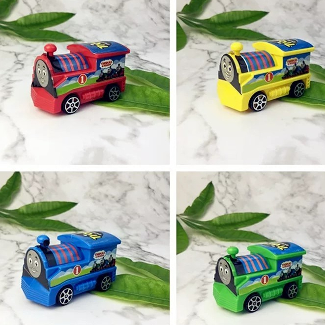 Topper Kue Kereta Thomazz Lucu - Mainan Mini Hiasan Cake Ulang Tahun Anak / Dekorasi Kue Kereta Thom