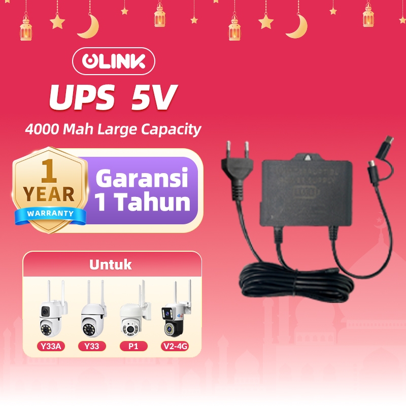 UPS 5V CCTV yang Andal Suplai Daya Stabil Tahan Gangguan Listrik Perekaman Tetap Jalan
