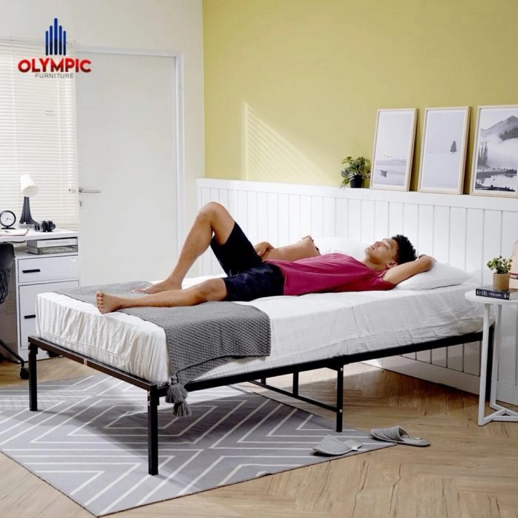 Olympic Ranjang Besi ORB AKIRA Ranjang Besi 90x200 Divan Besi 90 cm Dipan Besi Ranjang Single Kasur 