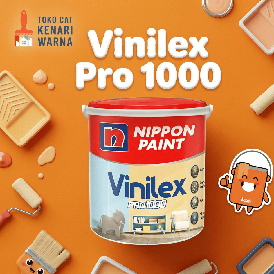 Nippon Paint - Vinilex Pro1000 (Tinting) -20kg- Cat Dinding Interior
