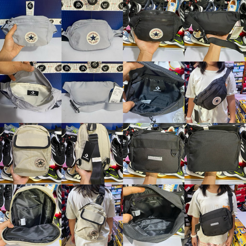 Tas Selempang Sling Waist Bag Converse Original Unisex