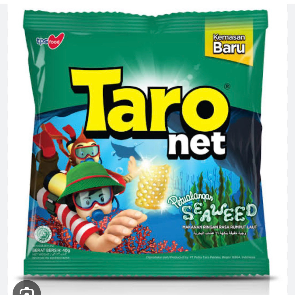 TARO NET 62gr BESAR SEAWEED | BARBEQUE | TERIYAKI