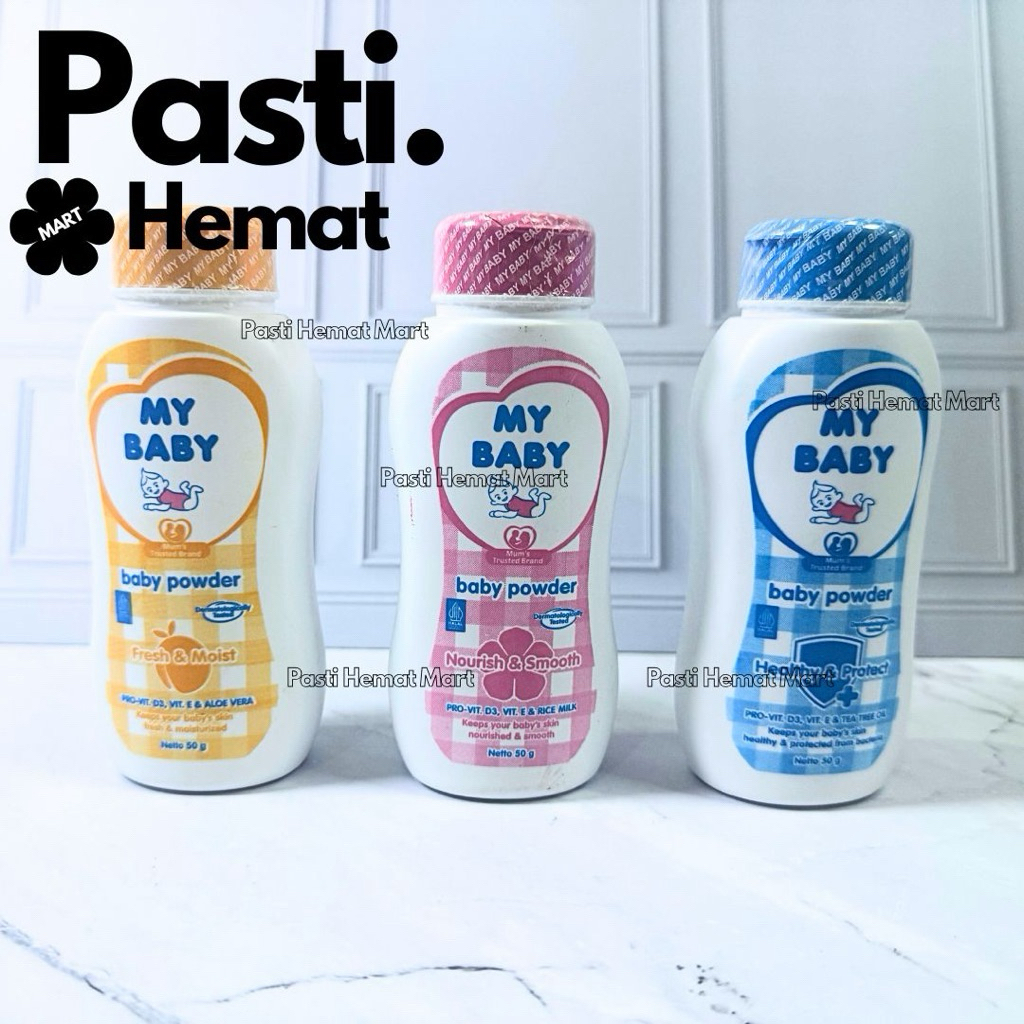 My Baby Talc | Bedak Bayi MY Baby 50GR