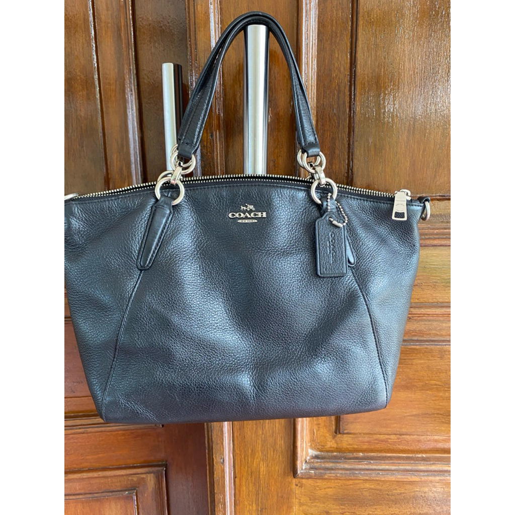 Tas Coach kelsey hitam hobo tote bag
