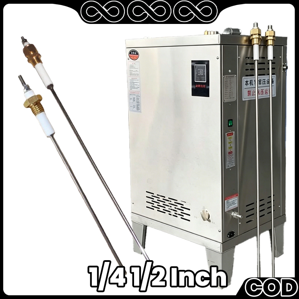 Batang Elektroda Boiler Probe Ketinggian Air drat 1/4 1/2 Inch Tahan Suhu Tinggi Elektroda Level Air