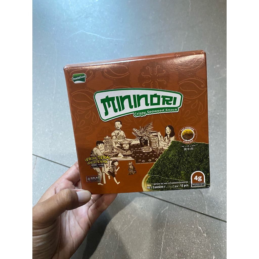 MININORI SNACK RUMPUT LAUT RASA SAPI PANGGANG 12PCS