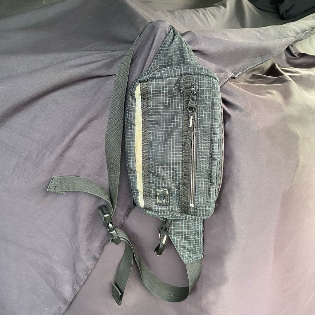 Porter yoshida japan grid pattern waistbag