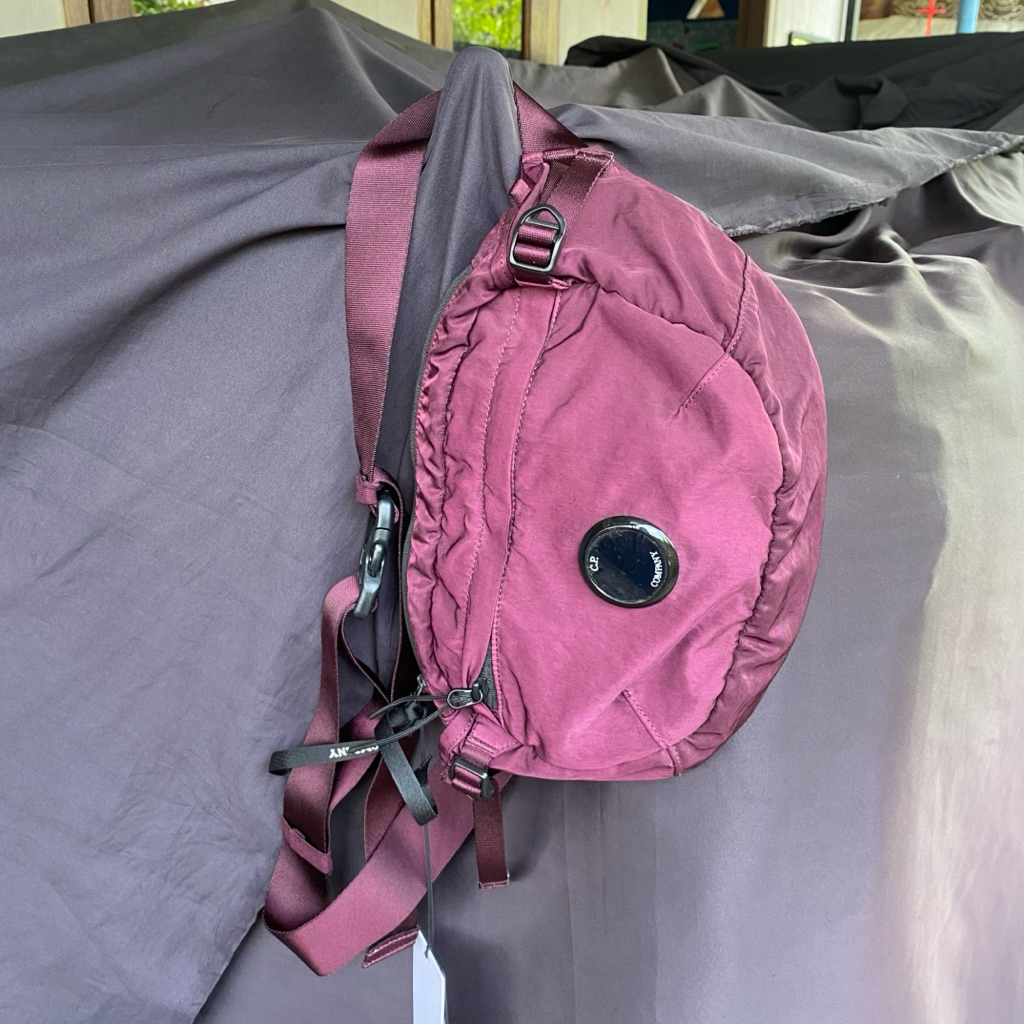 CP company lens nylon B crossbody pack