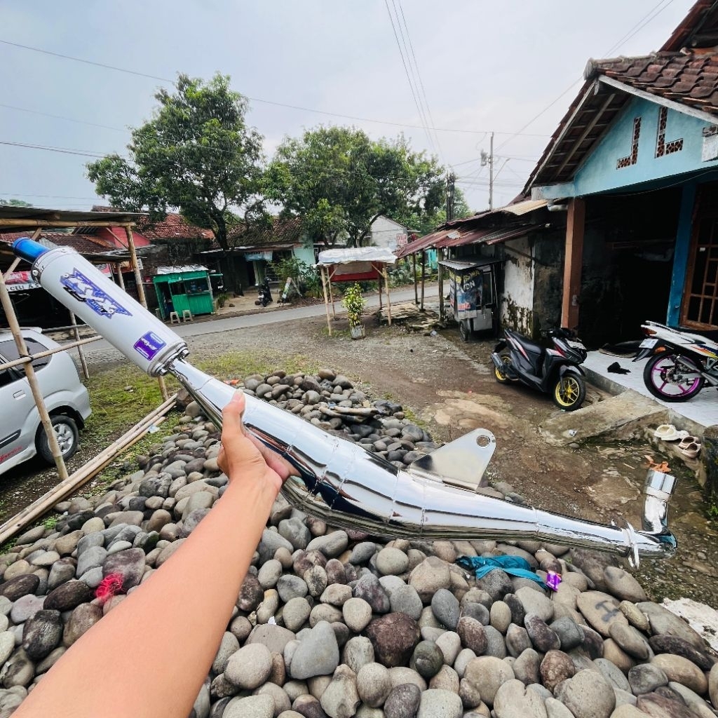 Knalpot Racing Rc 100 Bravo BM POWER SAMPING Kyx Racing