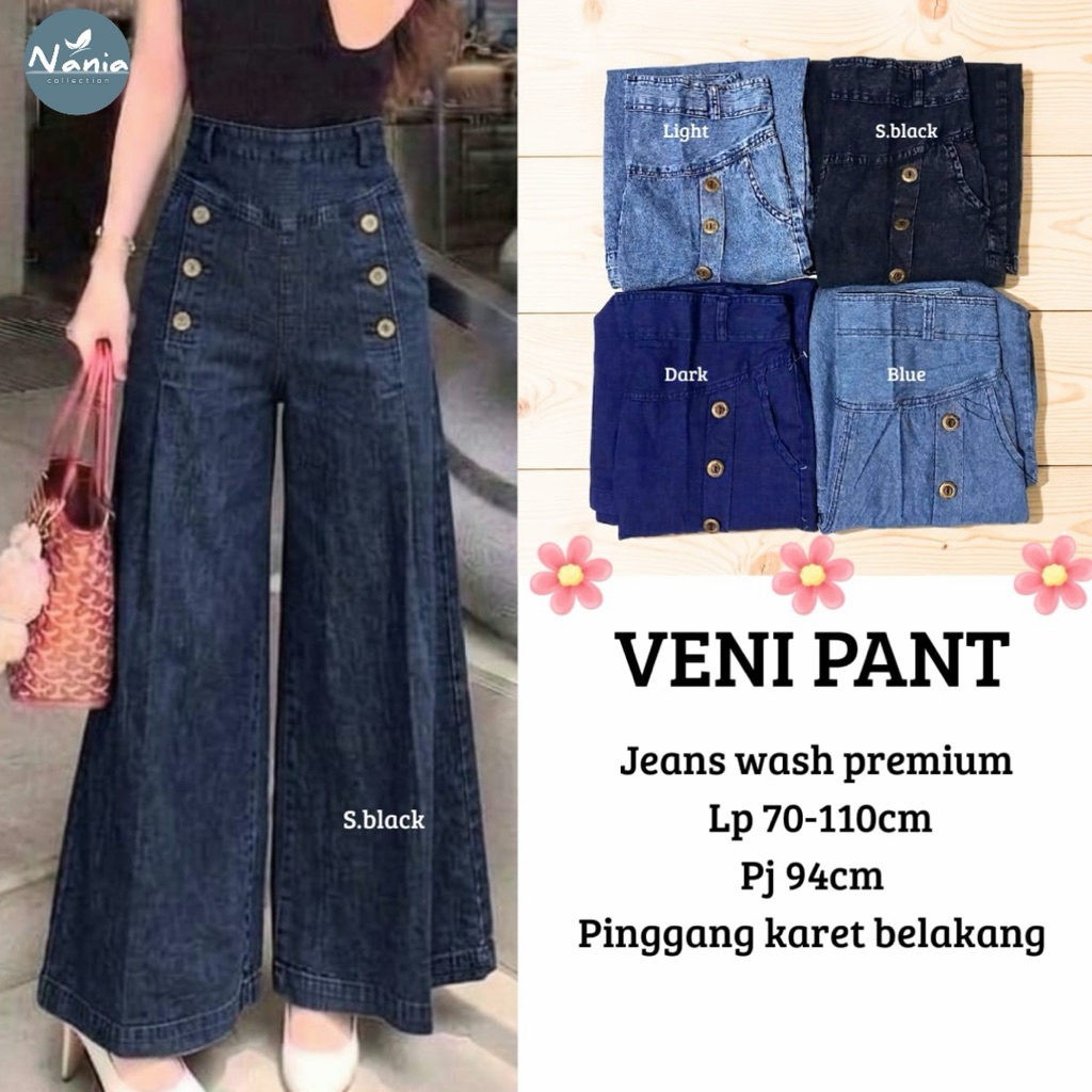 Veni Pant Celana Kulot Palazzo by Nania Realpict