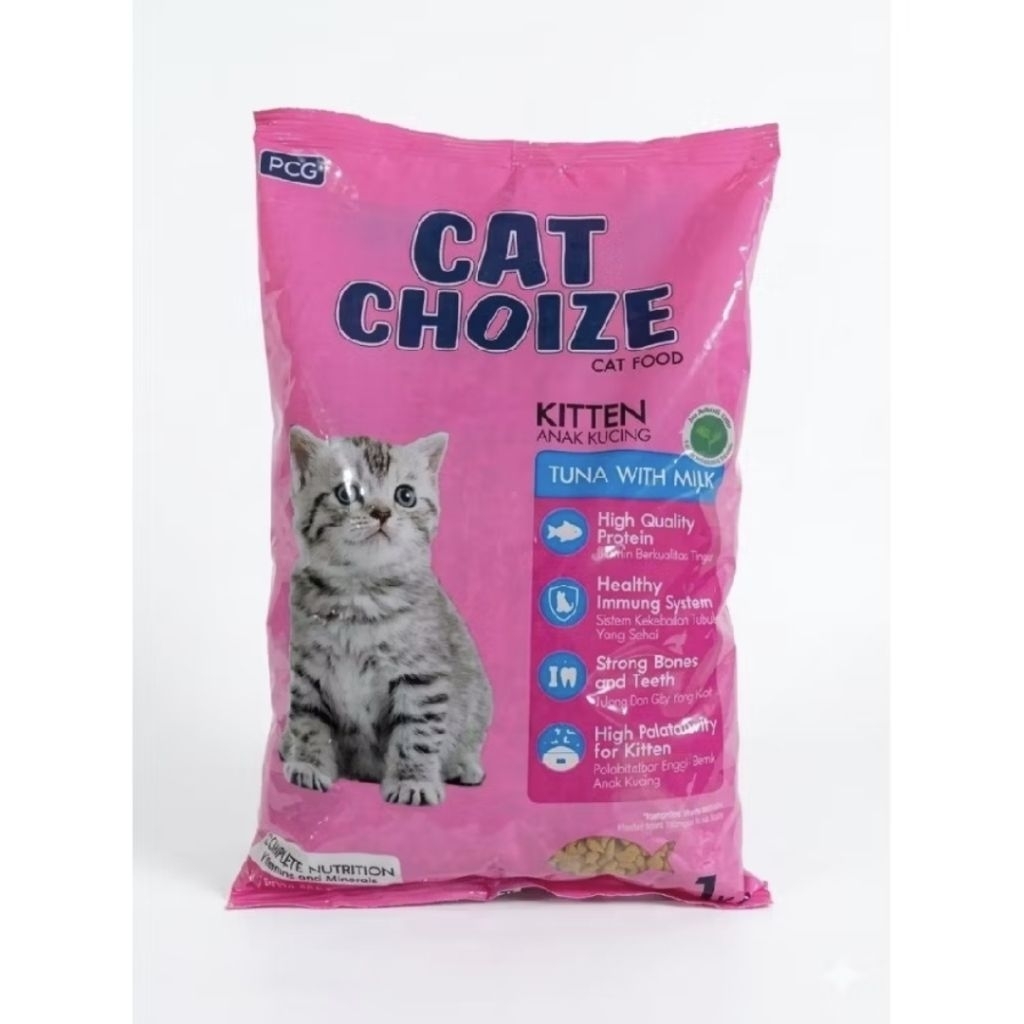 Cat Choize Kitten Tuna 1kg 1 kilogram 1 kilo Pakan Makanan Anak Kucing Anabul