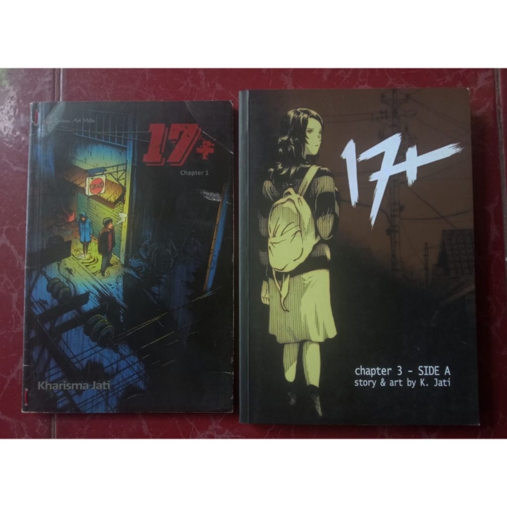 Paket 2  komik 17+Chapter1 + chapter 3 side A - Kharisma Jati