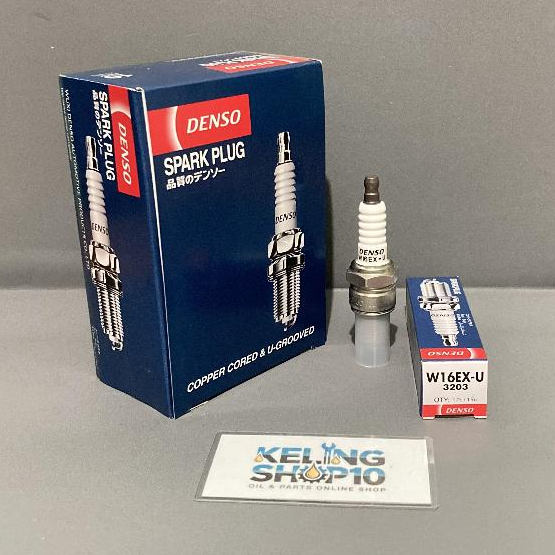 Denso W16EX-U Busi Toyota Kijang Super 5K 7K Karburator Starlet 3203 Original