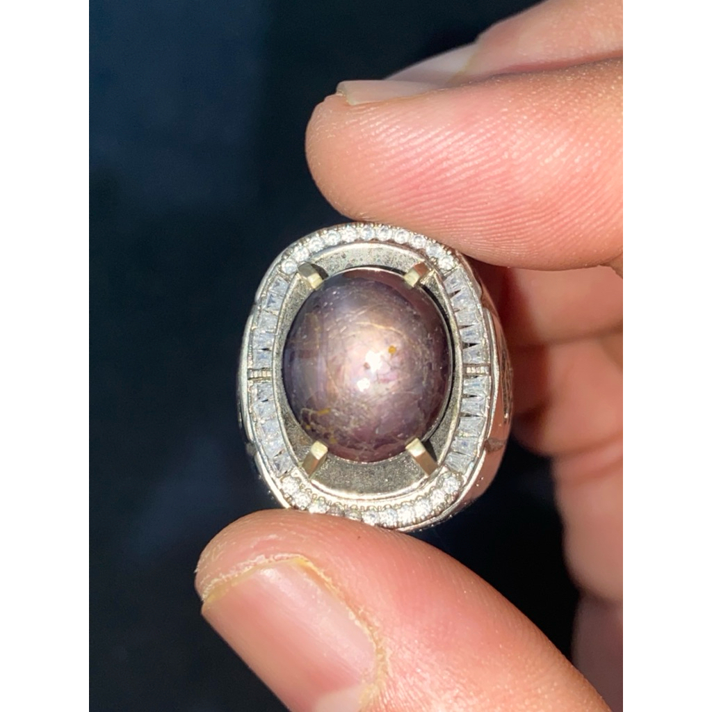 NATURAL 12 RAY STAR BROWN SAFIR NH