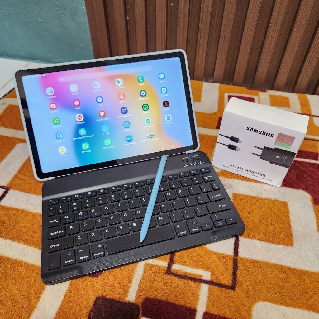 Samsung Galaxy Tab S6 Lite ORI SEIN Minus LCD retak banyak bonus