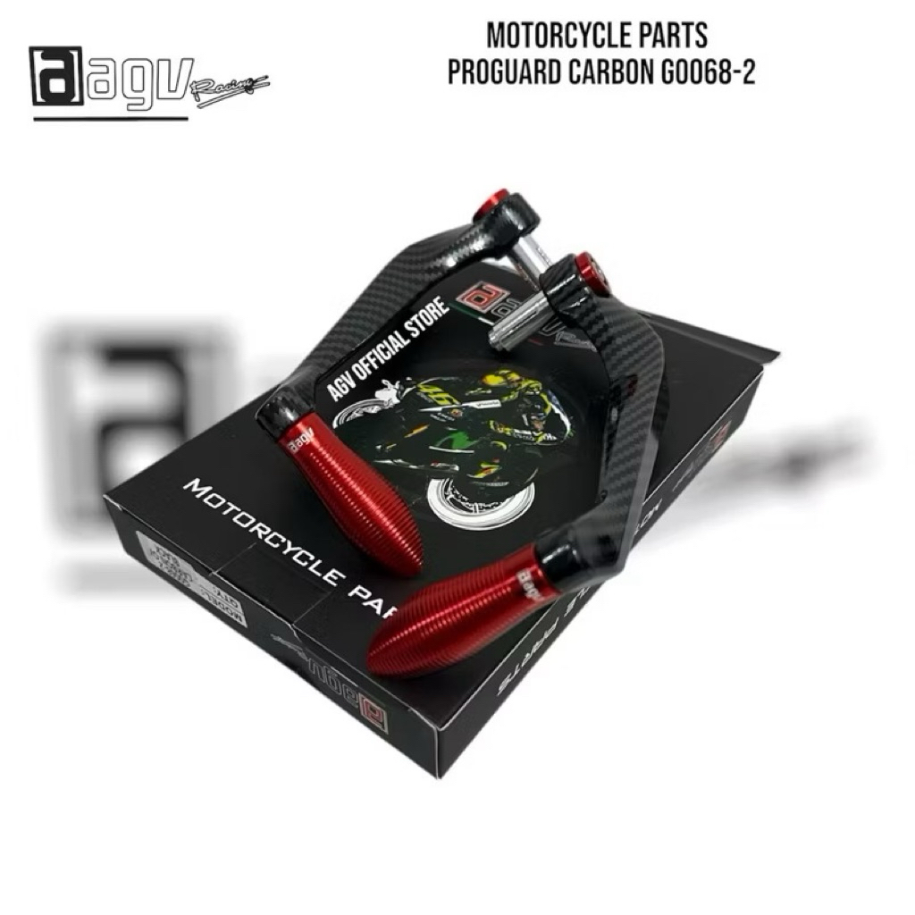 Proguard motor motif carbon bahan cnc universal semua motor agv original