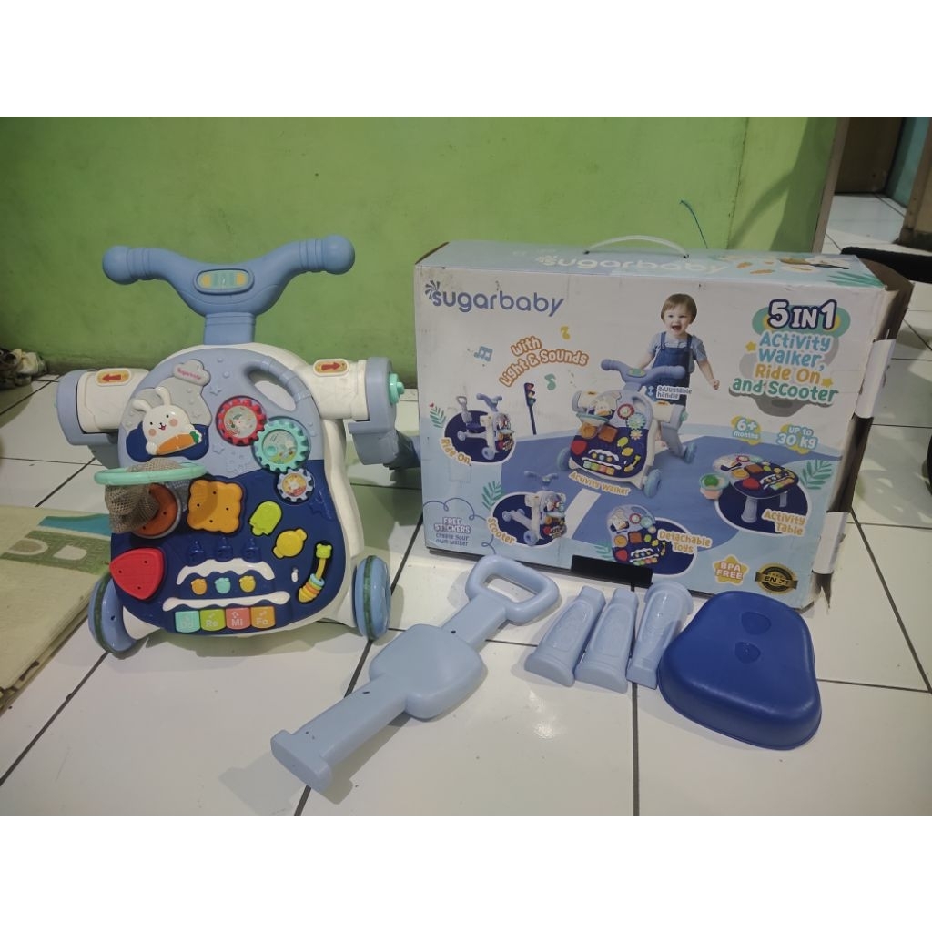 push walker sugar baby 5 in1