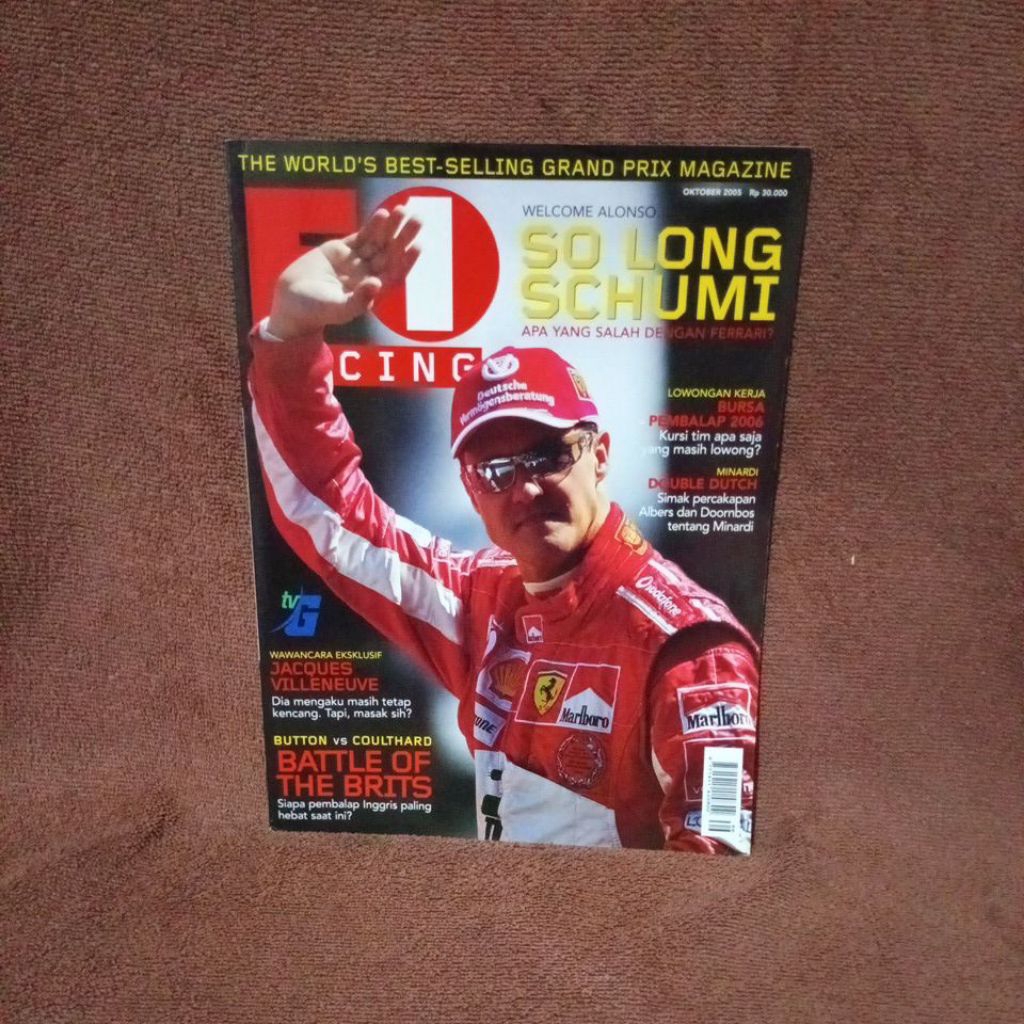 MAJALAH F1 RACING INDONESIA OKTOBER 2005
