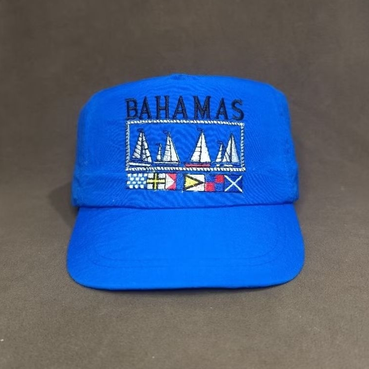 Vintage Bahamas Nylon Snapback Hat