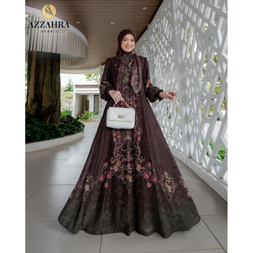 Gamis Syari Terbaru Rahayu Series By Azzahra Original  / Gamis Syari Cantik / Gamis Syari Premium / 