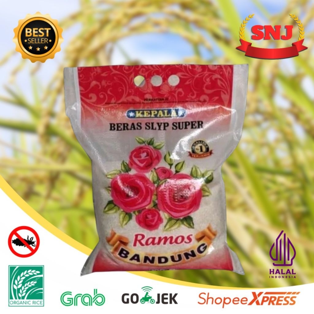 Beras setra  ramos bandung 5 kg premium
